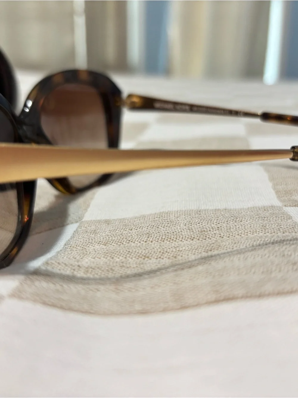 Michael Kors Tortoiseshell Sunglasses with Brown Lenses